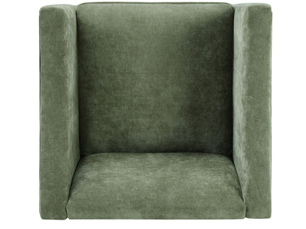 Barrel Accent Chair With Enclosed Arms