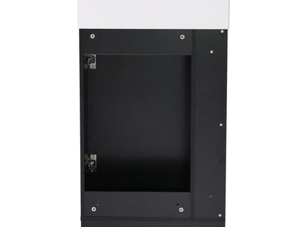 Modern Bathroom Vanity With Sink And 2 Tier Shelf