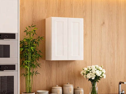 Shaker Wall Cabinet With Soft-Close Doors, Adjustable Shelves