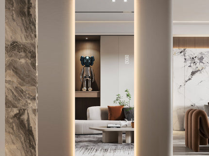 LED Full Length Mirror With Lights, Wall Mounted Full Body Mirror, Dimmable 3 Color Lighting, Anti Fog, Shatter Proof, Memory Function - Clear