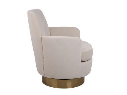 Teddy Swivel Barrel Chair, Swivel Accent Chairs Armchair For Living Room