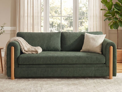 Modern 3 Seater Upholstered Couch Sofa For Living Room