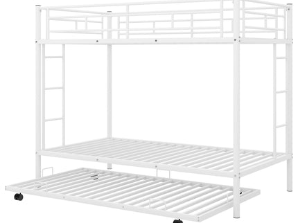 Twin Over Twin Bunk Bed With Trundle