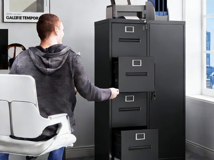 Storage Vertical Filing Cabinet With Lock