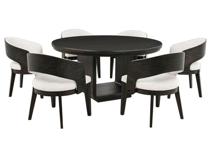 Bangor - Round Dining Table Set With Arm Chairs
