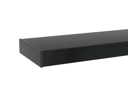 Modern Rectangular Coffee Table With Tempered Glass Top