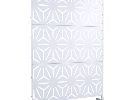 Outdoor & Indoor Metal Privacy Screen, Freestanding Decorative Panels