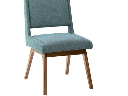 Dining Chair With Upholstered Seat And Back (Set of 2) - Blue