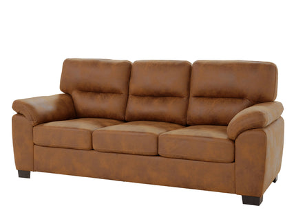 3 Seater Sofa With Padded Armrests And Triangular Leg