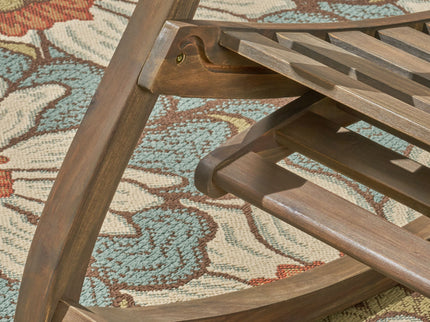 Outdoor Reclining Rocking Chair - Gray