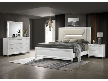Modern Bedroom Set With LED Lighting