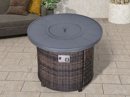 Outdoor Fire Pit Table With Lid