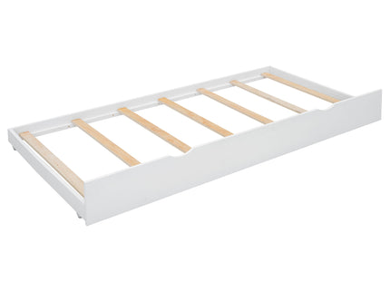 Storage Platform Bed, With 2 Big Drawers, Trundle, One Set Of Sockets & USB Ports