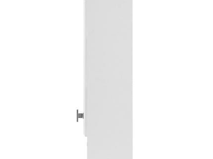 Modern Wall Mounted Mirror Cabinet With Adjustable Shelf, Soft Close Door, And Towel Bar
