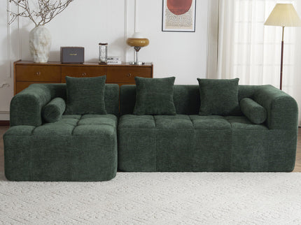 Sectional Free Combined Sofa With 2 Side Pockets