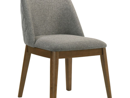 Hutchins - Dining Side Chair (Set of 2) - Gray / Brown