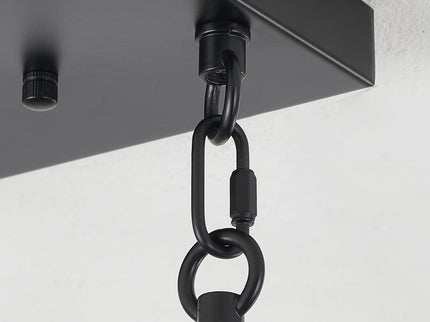Chandelier Pendant Light For Dining Room Kitchen, 5 Light Fixture With Adjustable Height