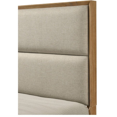 Contemporary Storage Platform Bed With Ultra Plush Headboard