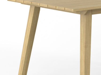 Kona - Outdoor Dining Table - Light Teak