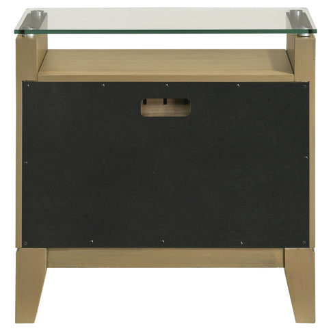 Menlo - 2 Drawer Nightstand - Pine Wood