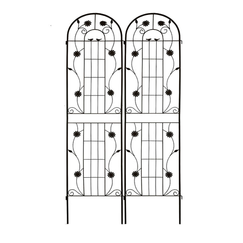 Metal Garden Trellis Rustproof Trellis For Climbing Plant Outdoor Flower Support