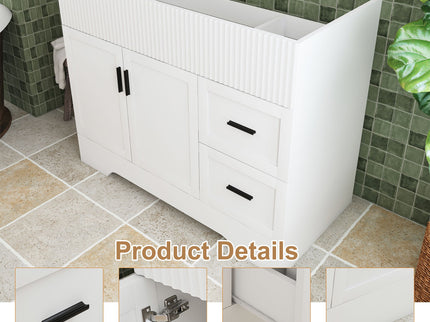 Modern Bathroom Vanity With 2 Drawers