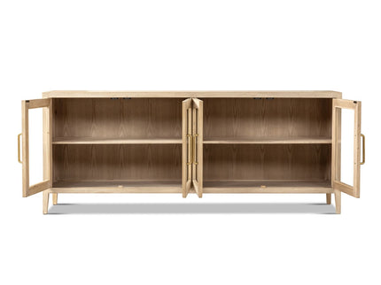 Marlowe - Glass Door Sideboard - White