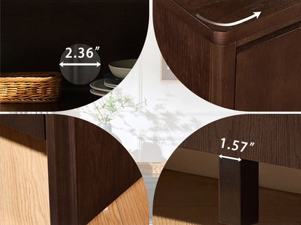 Sideboard Buffet Cabinet With Adjustable Shelves