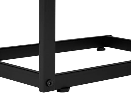 Accent Table, C - Shaped Contemporary Elegant Desig