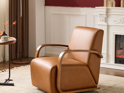 Swivel Accent Rotatable Ergonomic Single Chair For Living Room