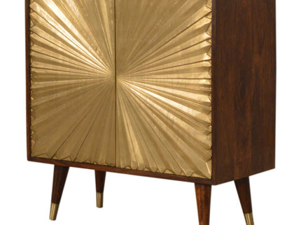 Manila - Cabinet - Gold / Brown