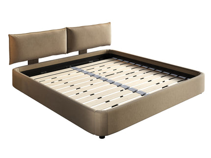 Cloud Bed Frame With Oversized Padded Movable Headboard