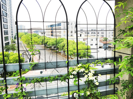 Metal Garden Trellis Rustproof Trellis For Climbing Plant, Outdoor Flower Support