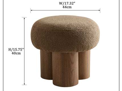 Versatile Mushroom Stool With Cushion