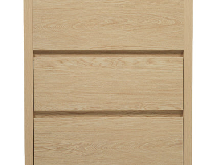 Freestanding Bathroom Vanity With Ceramic Sink, 2 Full Extension Drawers