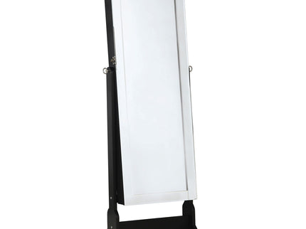 Radavera - Jewelry Cheval Mirror With Tilt Function - Black