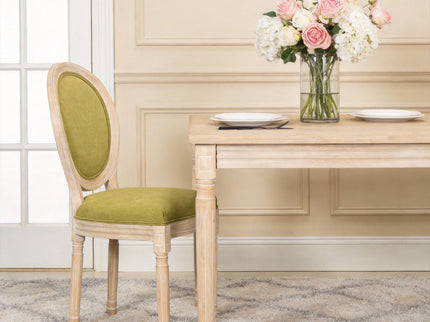 Upholstered With Round Back Dining Chairs (Set of 2)