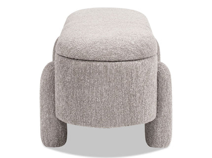 Hugo - Oval Fully Upholstered Storage Bench