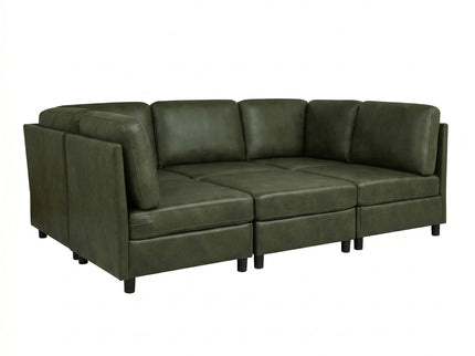 Upholstered Modular Sectional With Custom Configuration And Removable Cushions