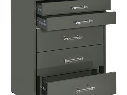 Ayuba - 3 Drawer Makeup Vanity Table With Mirror And Stool