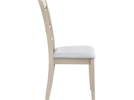 Ferris - 7 Piece Dining Set With Cross Back Chairs And Rectangular Table - Antique White