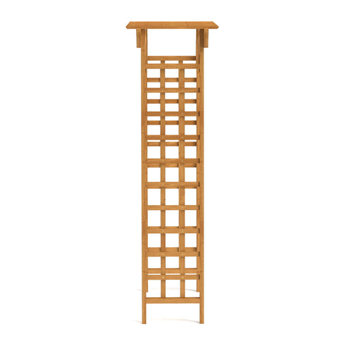 Arbor, Wedding Arch For Ceremony, Trellis For Plant Climbing, Christmas Decor Pergola For Garden Backyard - Yellow