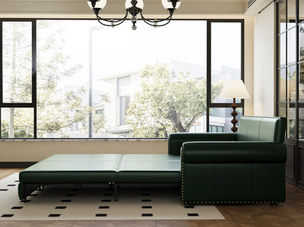 Chesterfield Sofa & Pull Out Bed