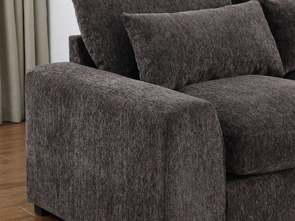 Nyeisha - Piece Upholstered Sofa & Chaise - Coffee