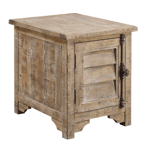 Chair Side Table - Taupe