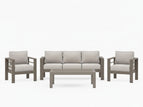 Beige / 4 Pc. Sofa, 2 Chairs, Coffee Table
