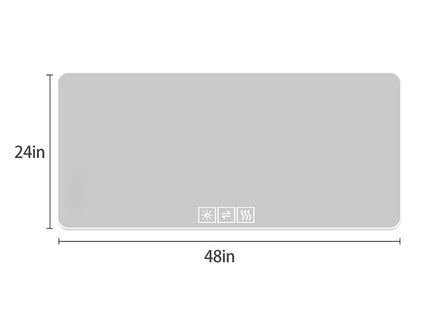 LED Bathroom Mirror With 3 Color Dimmable Backlight
