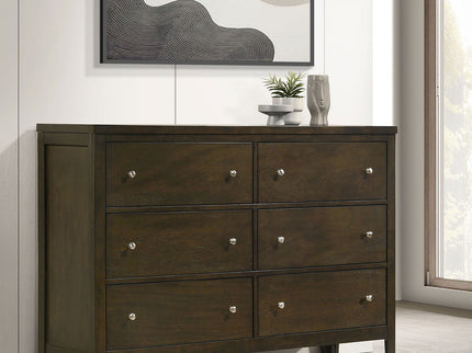 Clement - 6 Drawer Dresser Cabinet - Espresso