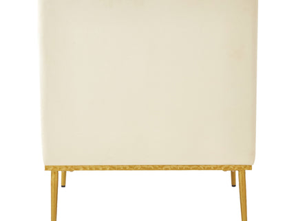 Elegant Curved Armrest Accent Armchair