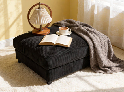 Upholstered Rectangle Ottoman